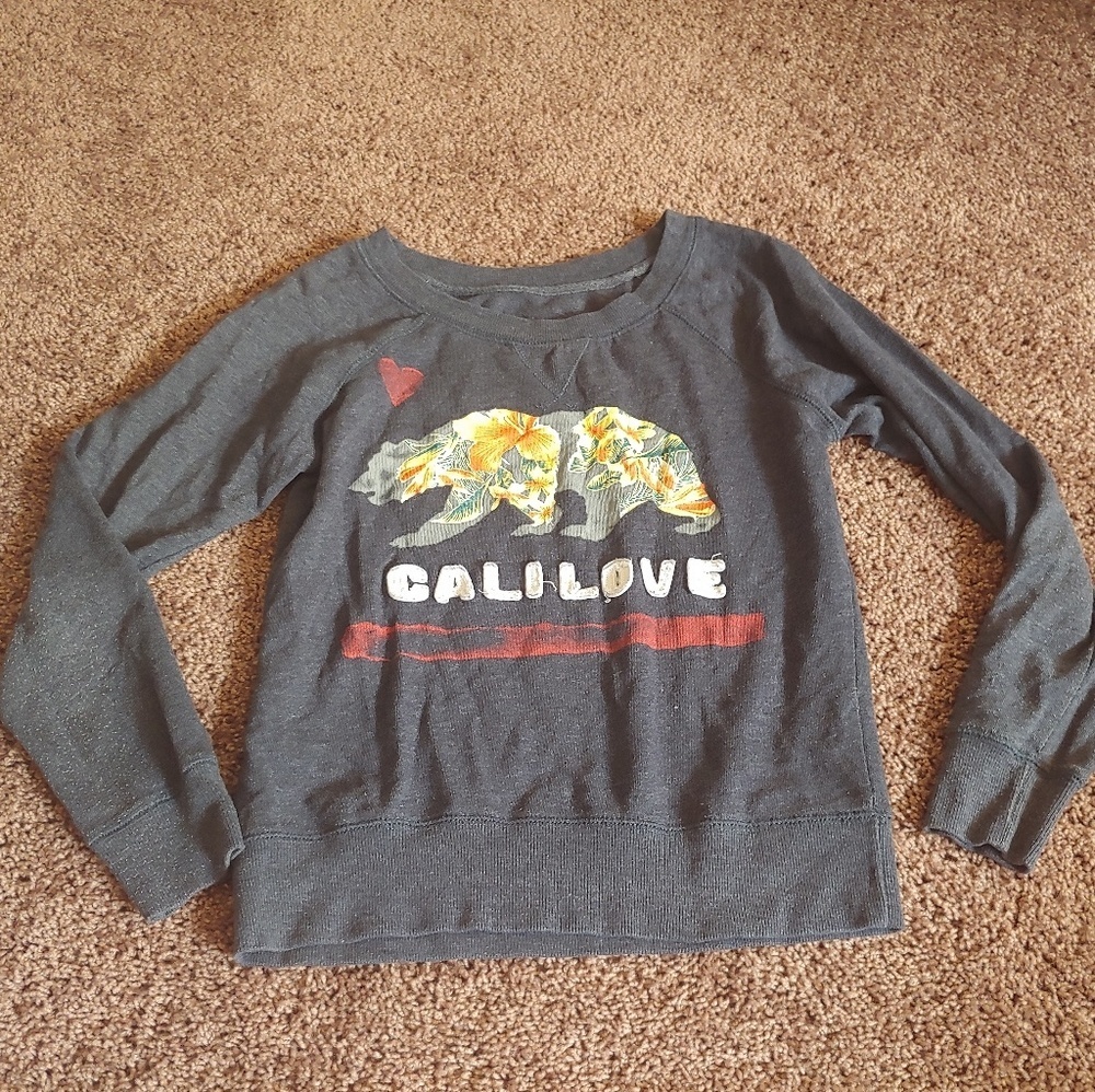 Reflex "Cali Love" blue Crew neck sweatshirt